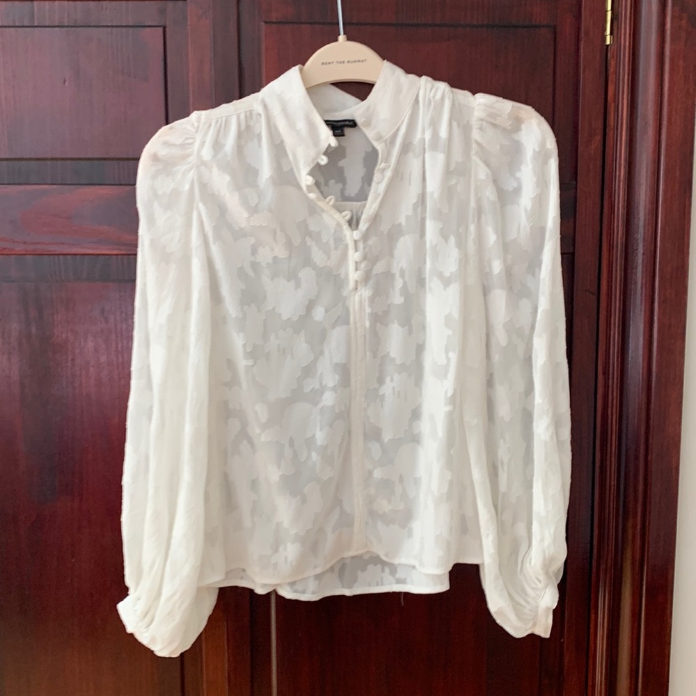 Banana republic factory sheer blouse